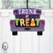 Big Dot of Happiness Trunk or Treat - Hanging Porch Halloween Car Parade Party Outdoor Decorations - Front Door Decor - 1 Piece Sign